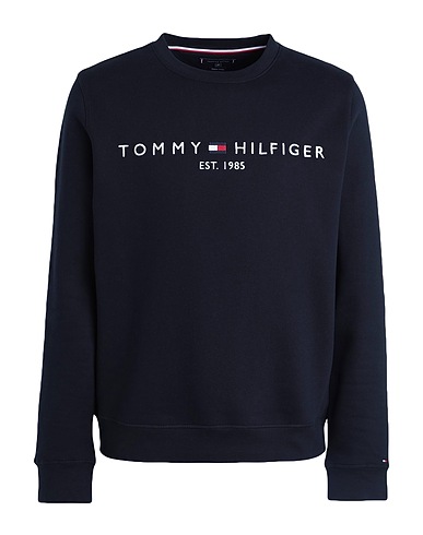 TOMMY HILFIGER Sweatshirt TOMMY LOGO SWEATSHIRT
 Midnight blue 64% Organic cotton, 36% Polyester