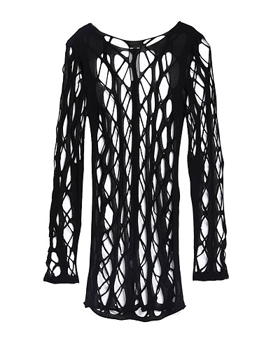 RICK OWENS T-shirt Μαύρο 100% Βαμβάκι