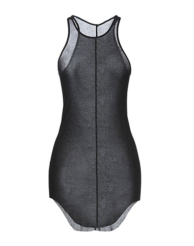 RICK OWENS Vest Black 88% Viscose, 12% Silk