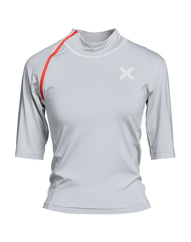 KENZO T-shirt Light grey 81% Polyester, 19% Elastane