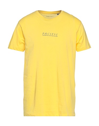 PACIFIC T-shirt Yellow 100% Cotton