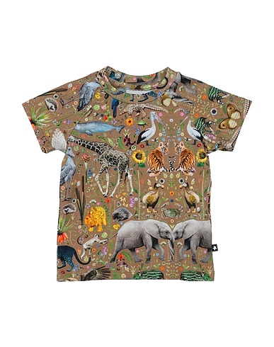 MOLO T-shirt Khaki 95% Cotone organico, 5% Elastan