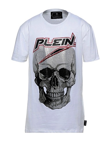PHILIPP PLEIN T-shirt Bianco 100% Cotone