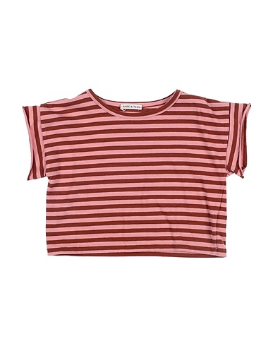 BABE & TESS T-shirt Rosa antico 96% Cotone, 4% Elastan