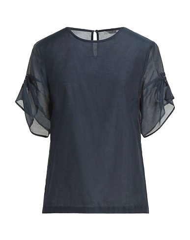 PESERICO Top Midnight blue 67% Cotton, 33% Silk