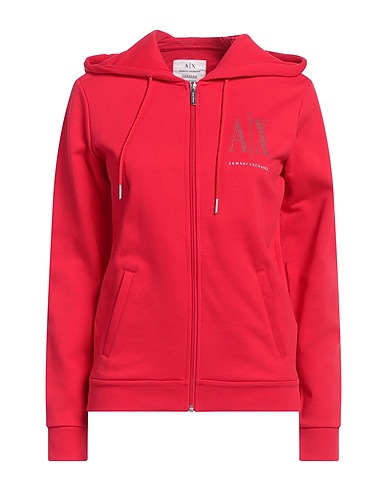 ARMANI EXCHANGE Hooded sweatshirt Red 100% Cotton