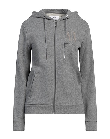 ARMANI EXCHANGE Hooded sweatshirt Grey 100% Cotton