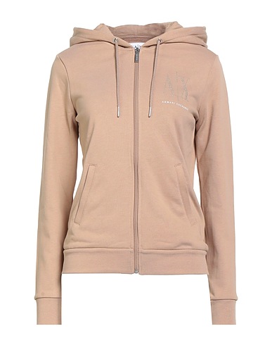 ARMANI EXCHANGE Hooded sweatshirt Sand 100% Cotton, Elastane