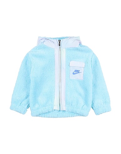 NIKE Sweatshirt AURA AOP SHERPA JACKET
 Sky blue 100% Polyester