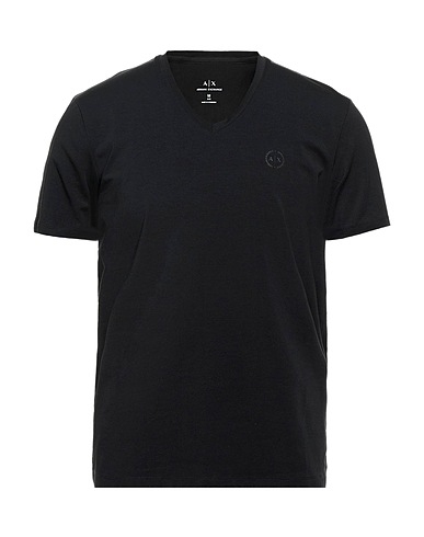 ARMANI EXCHANGE T-shirt Black 95% Cotton, 5% Elastane
