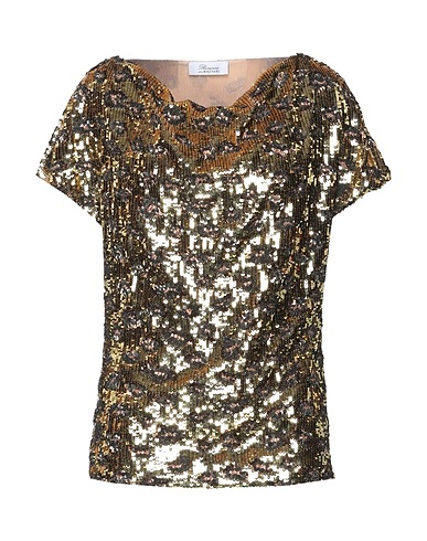ANNA MOLINARI BLUMARINE T-shirt Oro 100% Poliestere