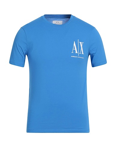 ARMANI EXCHANGE T-shirt Azzurro 100% Cotone