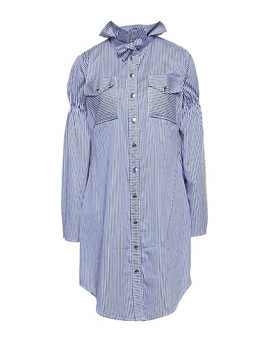 THEBE MAGUGU Shirt dress Midnight blue 60% Cotton, 40% Polyester