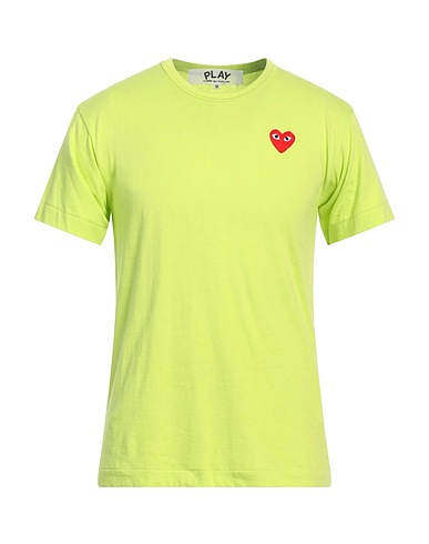 COMME des GARÇONS PLAY Basic T-shirt Light green 100% Cotton