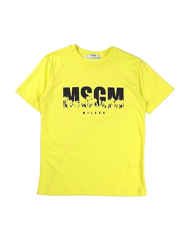 MSGM T-Shirt KIDS Gelb 100% Baumwolle