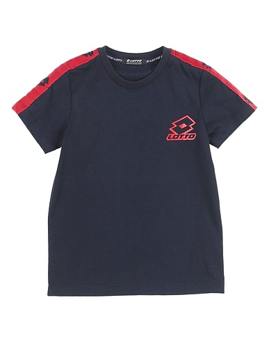 LOTTO T-shirt Blu notte 64% Cotone, 36% Poliestere