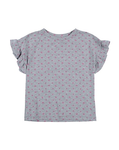 MARIUCCIA T-Shirt Grau 95% Baumwolle, 5% Elastan