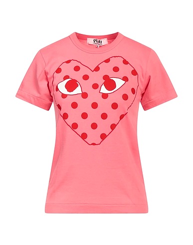 COMME des GARÇONS PLAY T-shirt Pink 100% Cotton