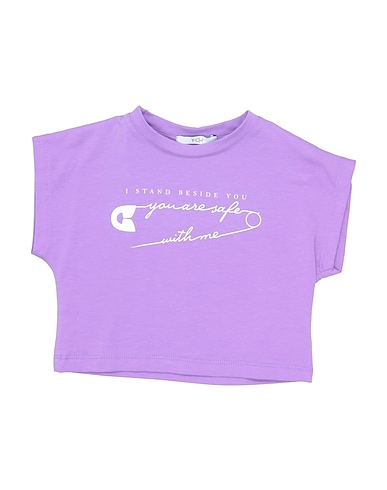 Y-CLÙ T-shirt Mauve 90% Cotton, 10% Elastane