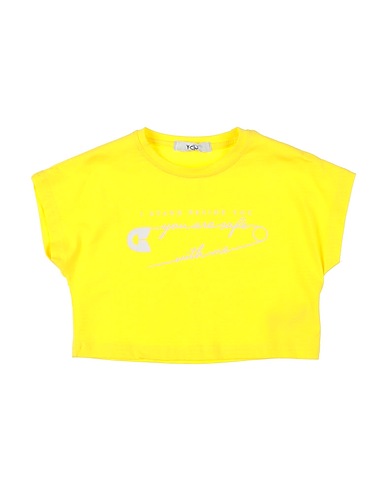 Y-CLÙ T-shirt Yellow 90% Cotton, 10% Elastane