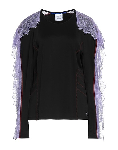 KOCHÉ x PUCCI Top Black 75% Polyamide, 25% Viscose, Elastane