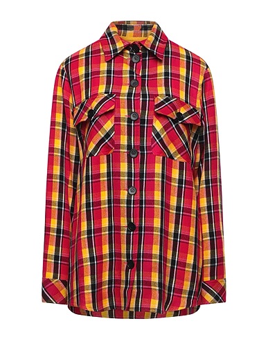 CAROLE DANA Checked shirt Fuchsia 100% Acrylic