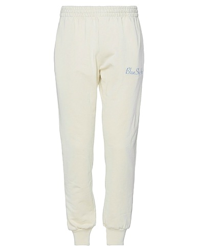 BLUE SKY INN Pantalone Beige 100% Cotone, Elastan