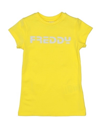 FREDDY T-shirt Giallo 95% Cotone, 5% Elastan