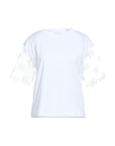 FABIANA FILIPPI T-shirt White 100% Cotton, Polyamide