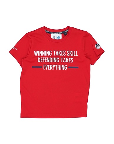 NORTH SAILS T-shirt Red 100% Recycled polyester