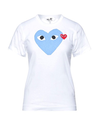 COMME des GARÇONS PLAY T-shirt White 100% Cotton