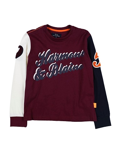 HARMONT & BLAINE T-shirt Burgundy 100% Cotton