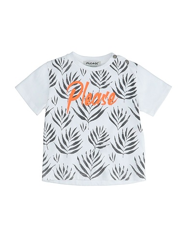 PLEASE T-shirt White 100% Cotton