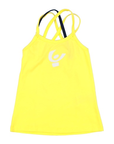 FREDDY T-shirt Yellow 95% Cotton, 5% Elastane