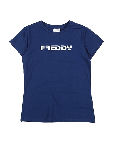 FREDDY T-shirt Blu notte 95% Cotone, 5% Elastan