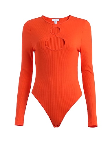 TOPSHOP CAMISETAS Y TOPS Naranja 92% Poliamida, 8% Elastán