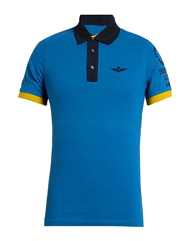 AERONAUTICA MILITARE Polo Blu 92% Cotone, 8% Elastan