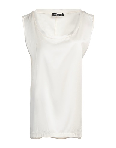 FABIANA FILIPPI Evening top Ivory 96% Silk, 4% Elastane