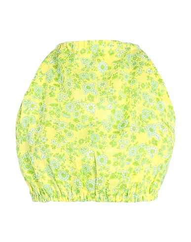 FAITHFULL Crop top OTTICA TOP
 Lime green 100% Linen