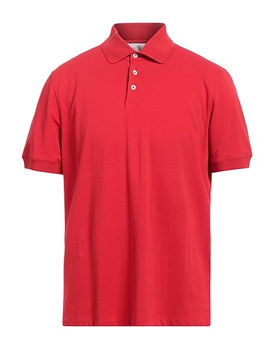 BRUNELLO CUCINELLI Polo shirt Red 100% Cotton