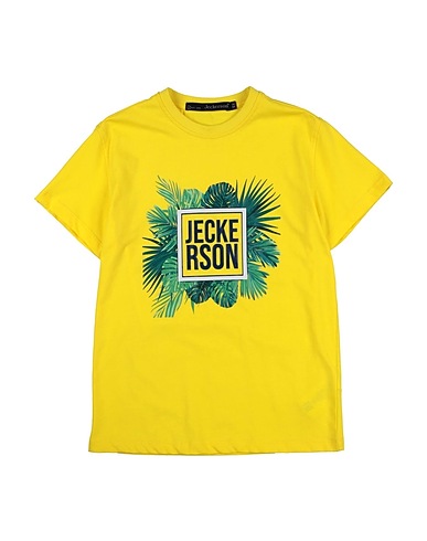 JECKERSON T-shirt Yellow 100% Cotton