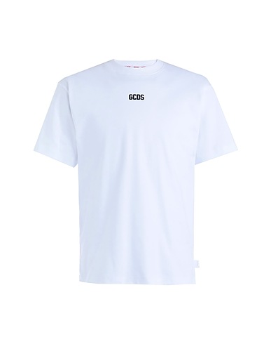 GCDS Basic T-Shirt White 100% Cotton