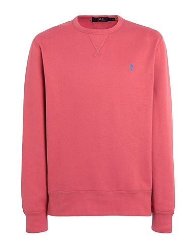 POLO RALPH LAUREN Sweatshirt THE RL FLEECE SWEATSHIRT
 Brick red 60% Cotton, 40% Recycled polyester