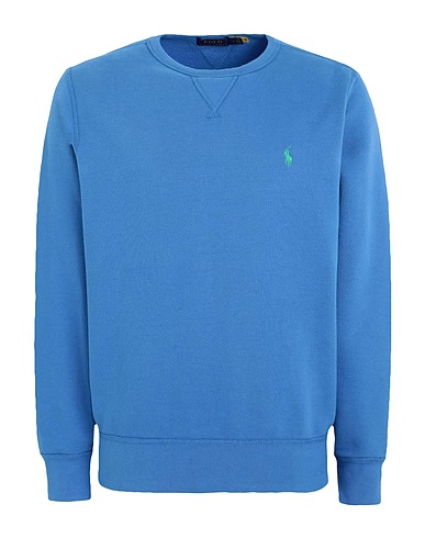 POLO RALPH LAUREN Sweatshirt THE RL FLEECE SWEATSHIRT
 Pastel blue 60% Cotton, 40% Recycled polyester