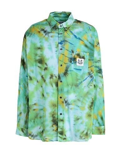 KENZO Patterned shirt Green 100% Cotton