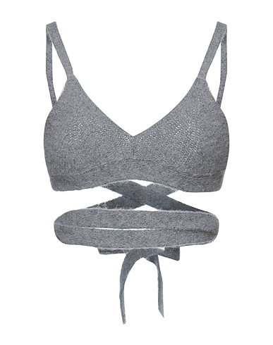 DOROTHEE SCHUMACHER Top Grey 44% Alpaca wool, 32% Polyamide, 24% Wool