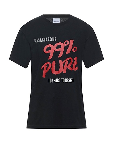 NASASEASONS™ T-shirt Black 100% Cotton