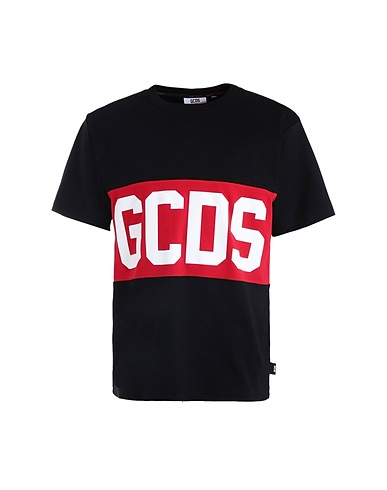 GCDS Oversize-T-Shirt Black 100% Cotton