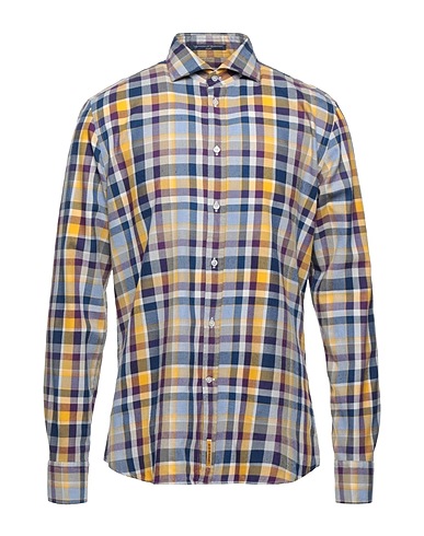 B.D.BAGGIES Checked shirt Yellow 100% Cotton