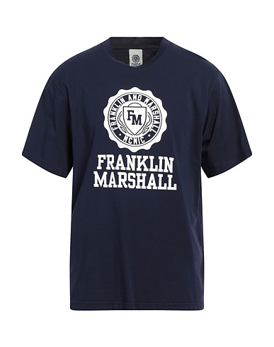 FRANKLIN & MARSHALL T-shirt Navy blue 100% Cotton